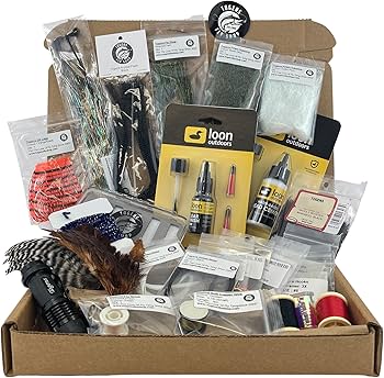 タイイングツールセットとフライマテリアル フライ タイイング セット バイス フライタイイング ツール 自作 毛